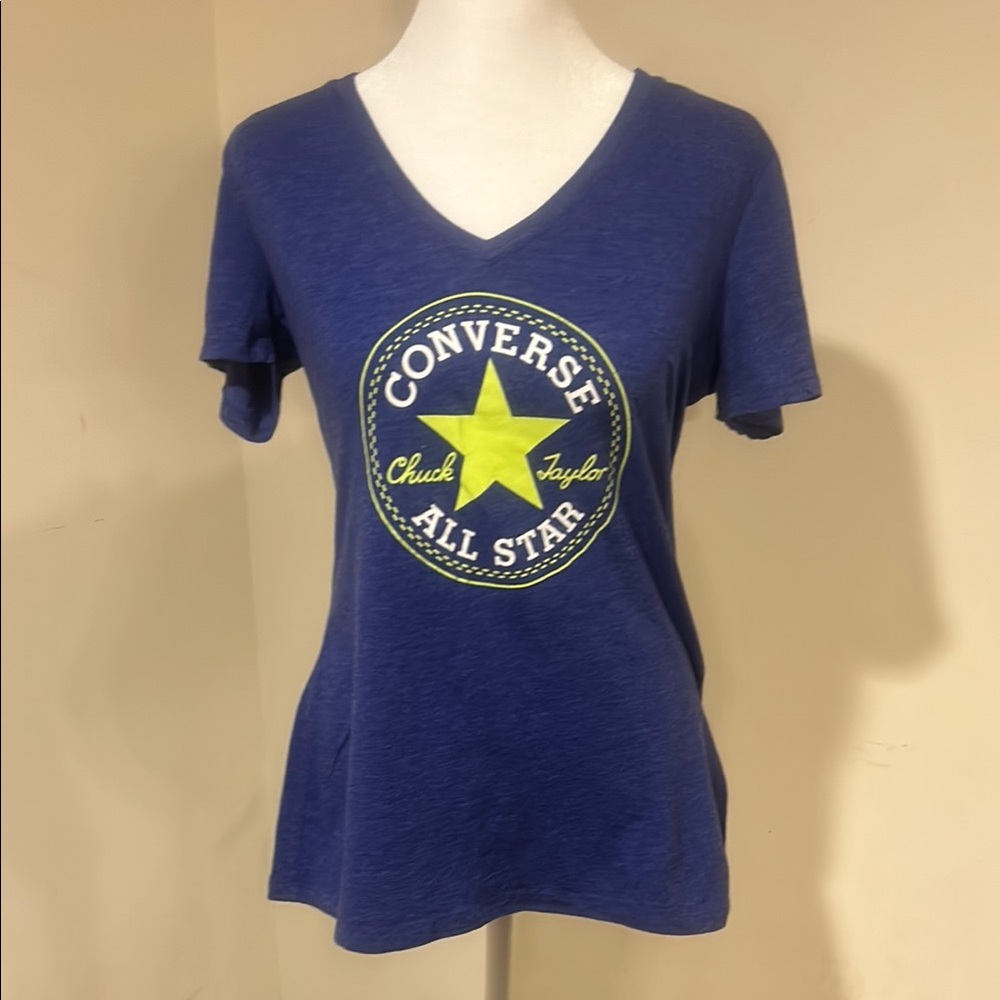 Converse Women's Blue Graphic Tee
